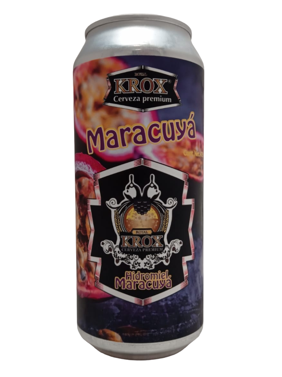 Royal Krox Hidromiel Maracuya Lata 473 ml