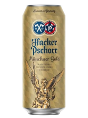 Hacker Pschorr Münchner Gold Helles Lager Lata 500 ml
