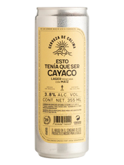 Colima Esto tenía que ser Cayaco Pale Lager con maíz Lata 355 ml