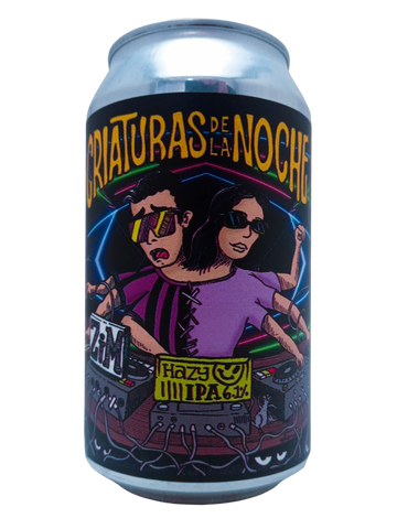 93 Beer Criaturas de la Noche Hazy IPA Lata 355 ml - La Belga