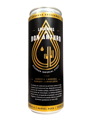 Lágrimas de Don Arturo Bourbon Imperial Stout Lata 355 ml