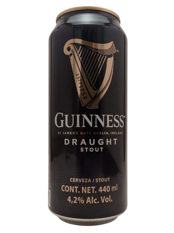 Guinness Draught Dry Stout Lata 440 ml - La Belga