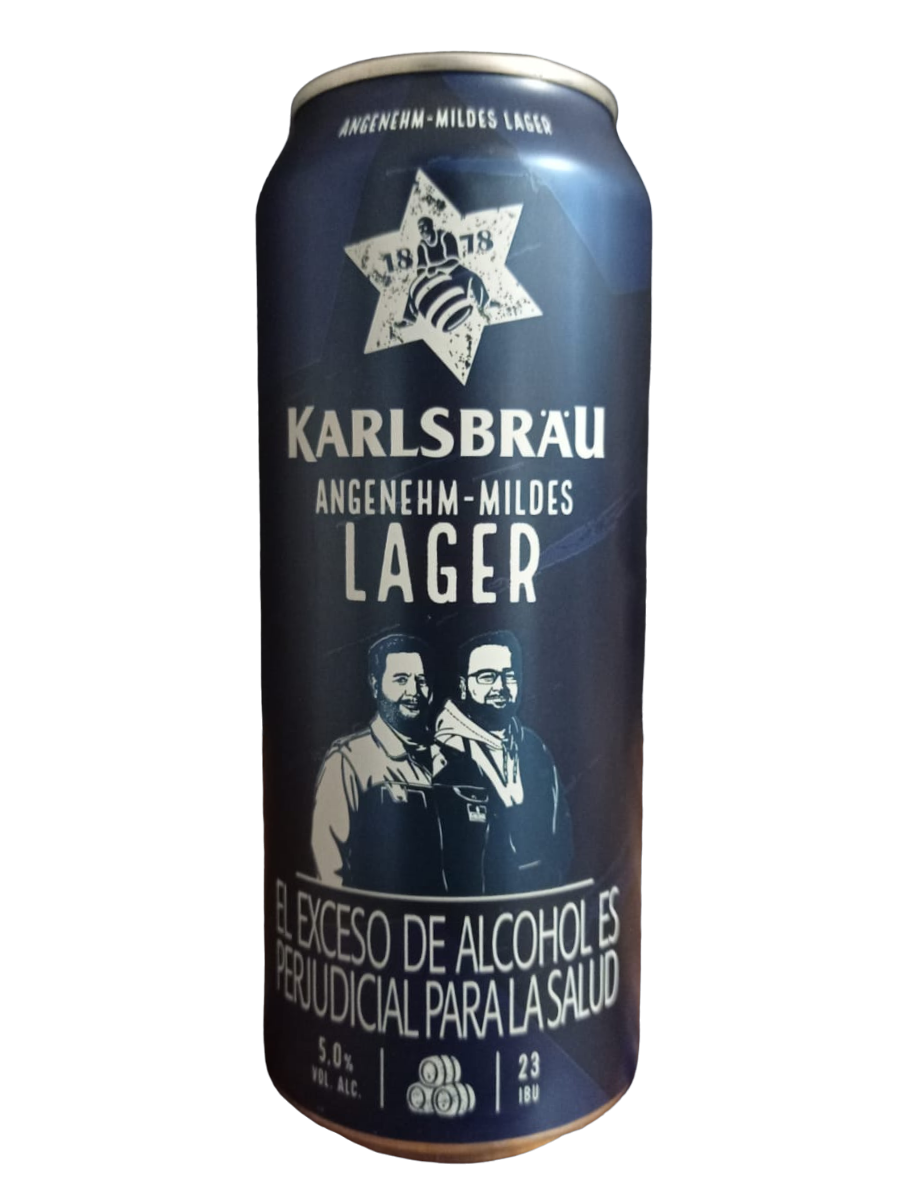Karlsbrau Angenehm-Mildes Lager Lata 500 ml
