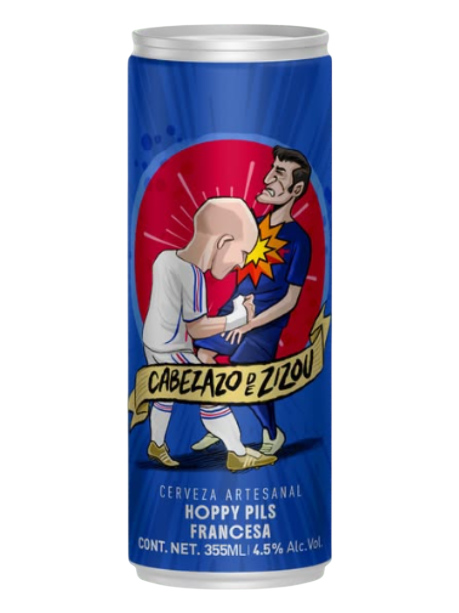 Loba Cabezazo de Zizou Hoppy Pils Francesa Lata 355 ml