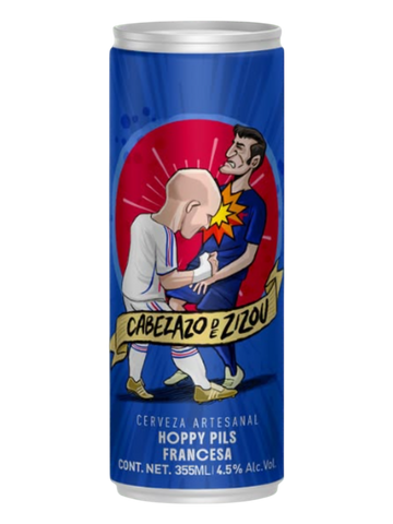 Loba Cabezazo de Zizou Hoppy Pils Francesa Lata 355 ml
