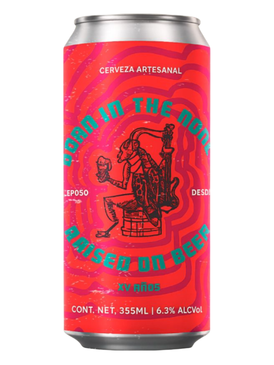 Loba Colab Grillo - Patan Born in the Noise Raised on Beer Hazy IPA Lata 355 ml