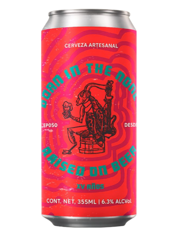 Loba Colab Grillo - Patan Born in the Noise Raised on Beer Hazy IPA Lata 355 ml