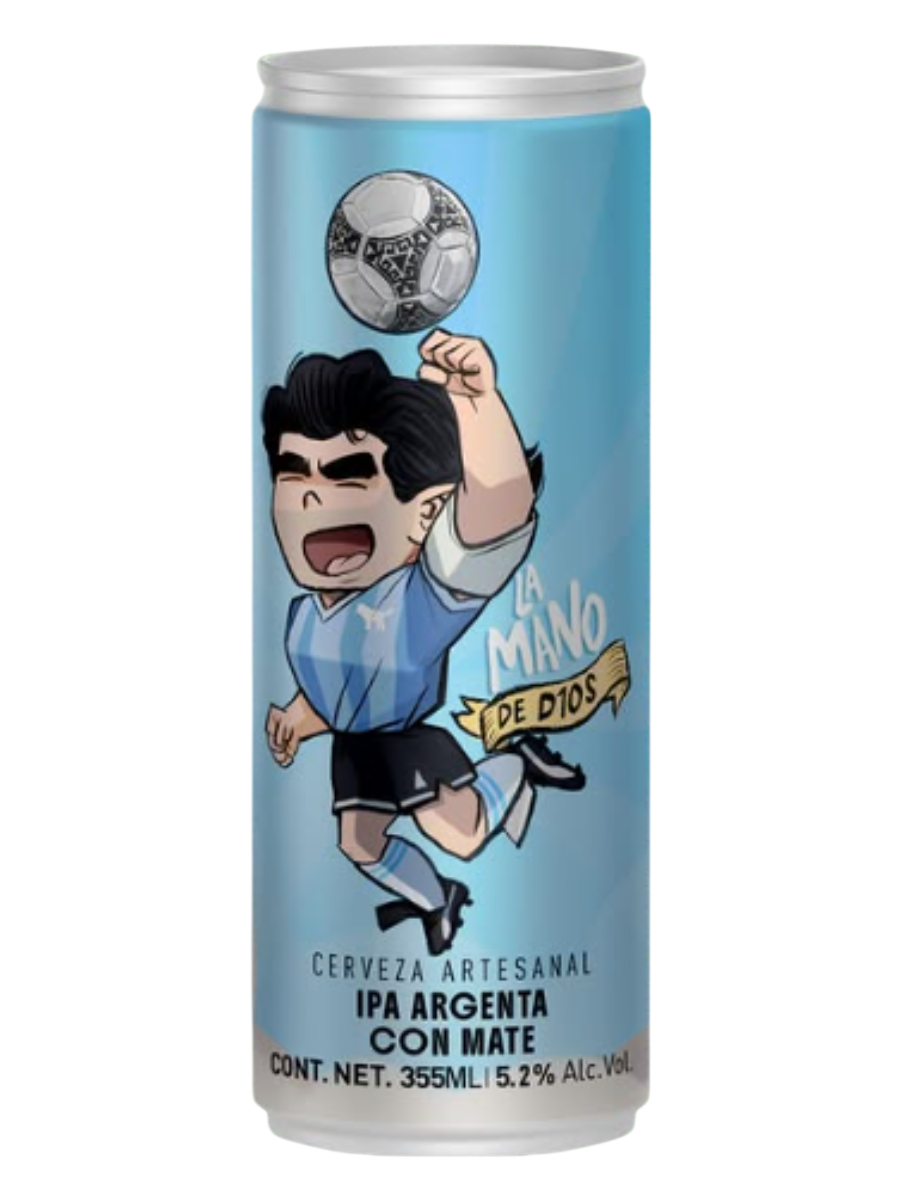 Loba La Mano de Dios IPA Argenta con Mate Lata 355 ml