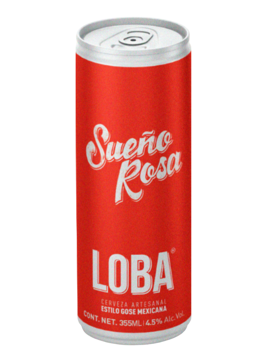 Loba Sueño Rosa Gose Mexicana Lata 355 ml