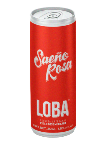 Loba Sueño Rosa Gose Mexicana Lata 355 ml