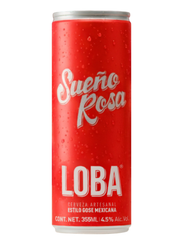 Loba Sueño Rosa Gose Mexicana Lata 355 ml