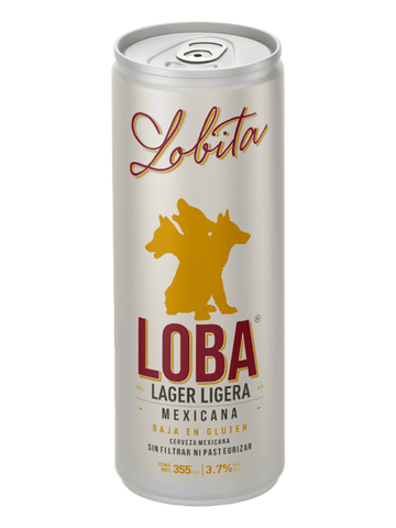 Loba Lobita Light Lager Lata 355 ml - La Belga