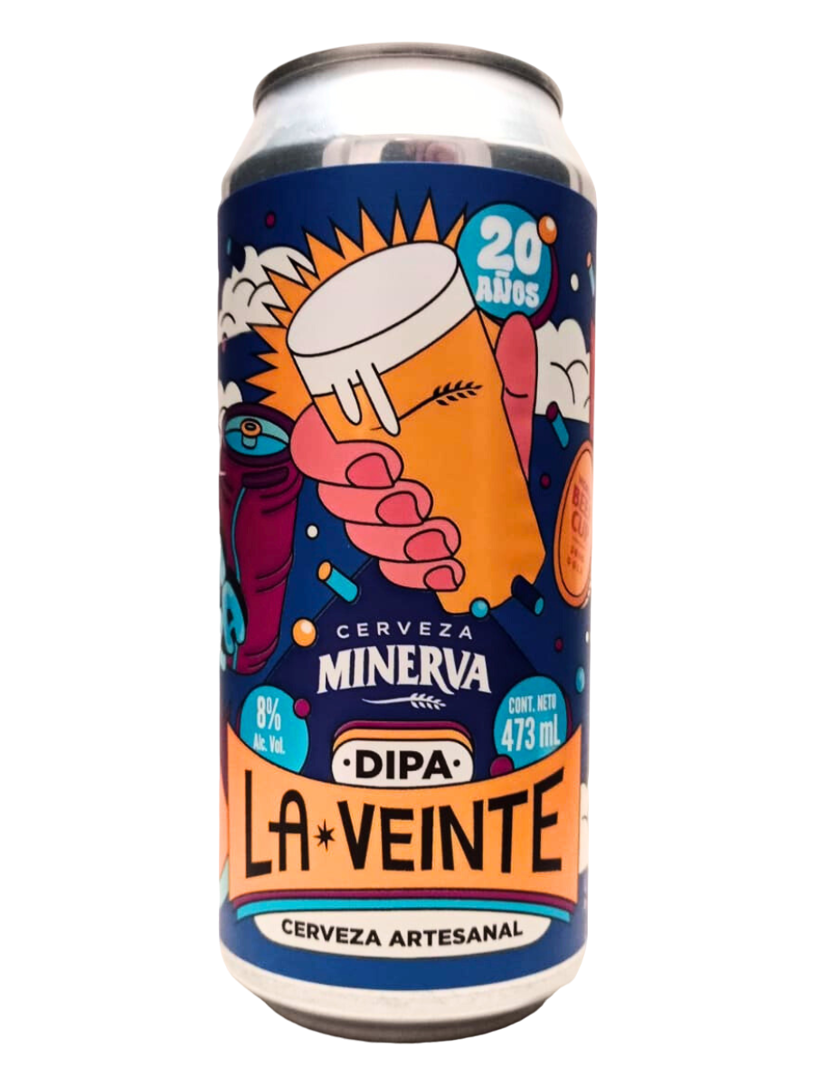 Minerva La Veinte Aniversario DIPA Lata 473 ml