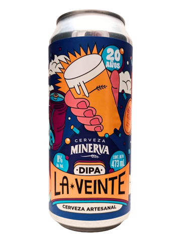 Minerva La Veinte Aniversario DIPA Lata 473 ml