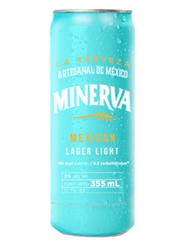 Minerva Light Lager Clara Lata 355 ml