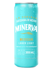 Minerva Light Lager Clara Lata 355 ml