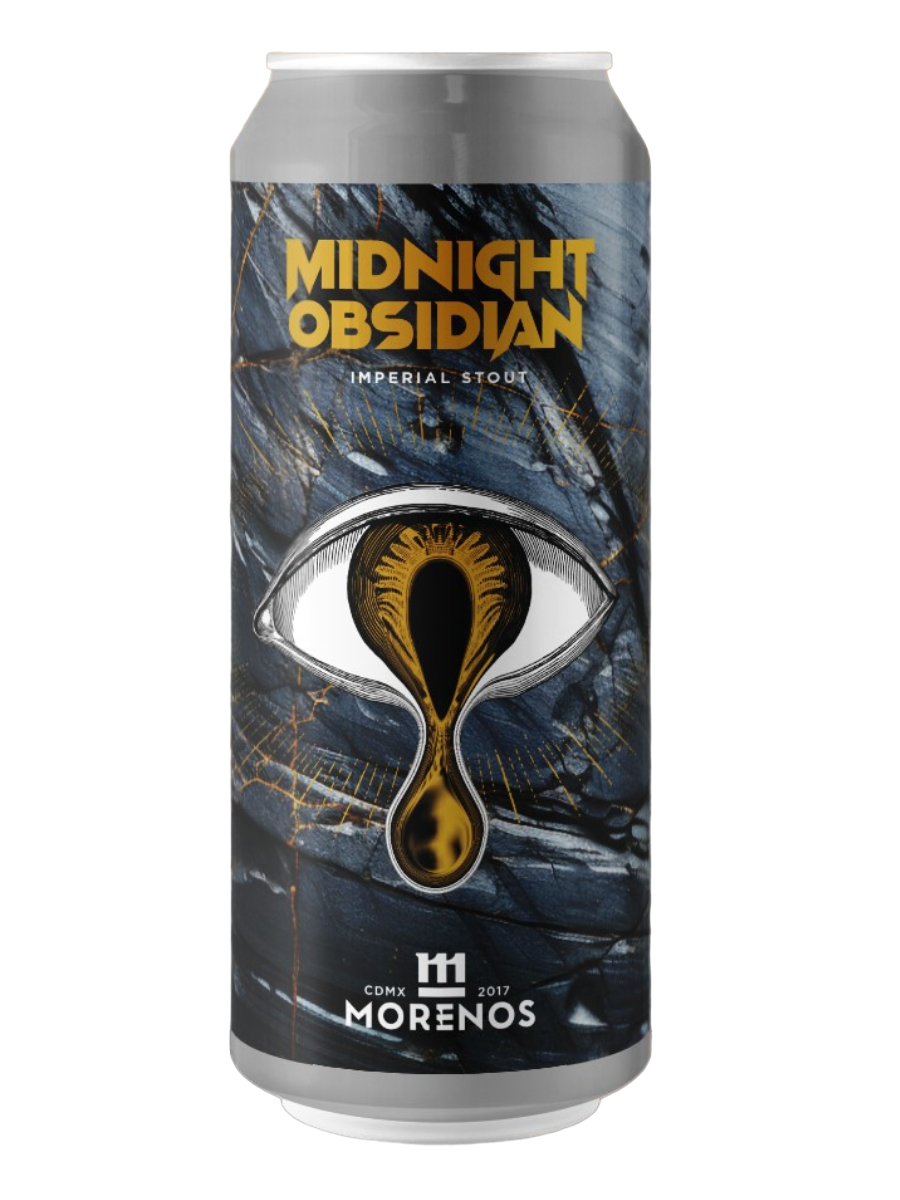 Morenos Midnight Obsidian Imperial Stout Lata 473