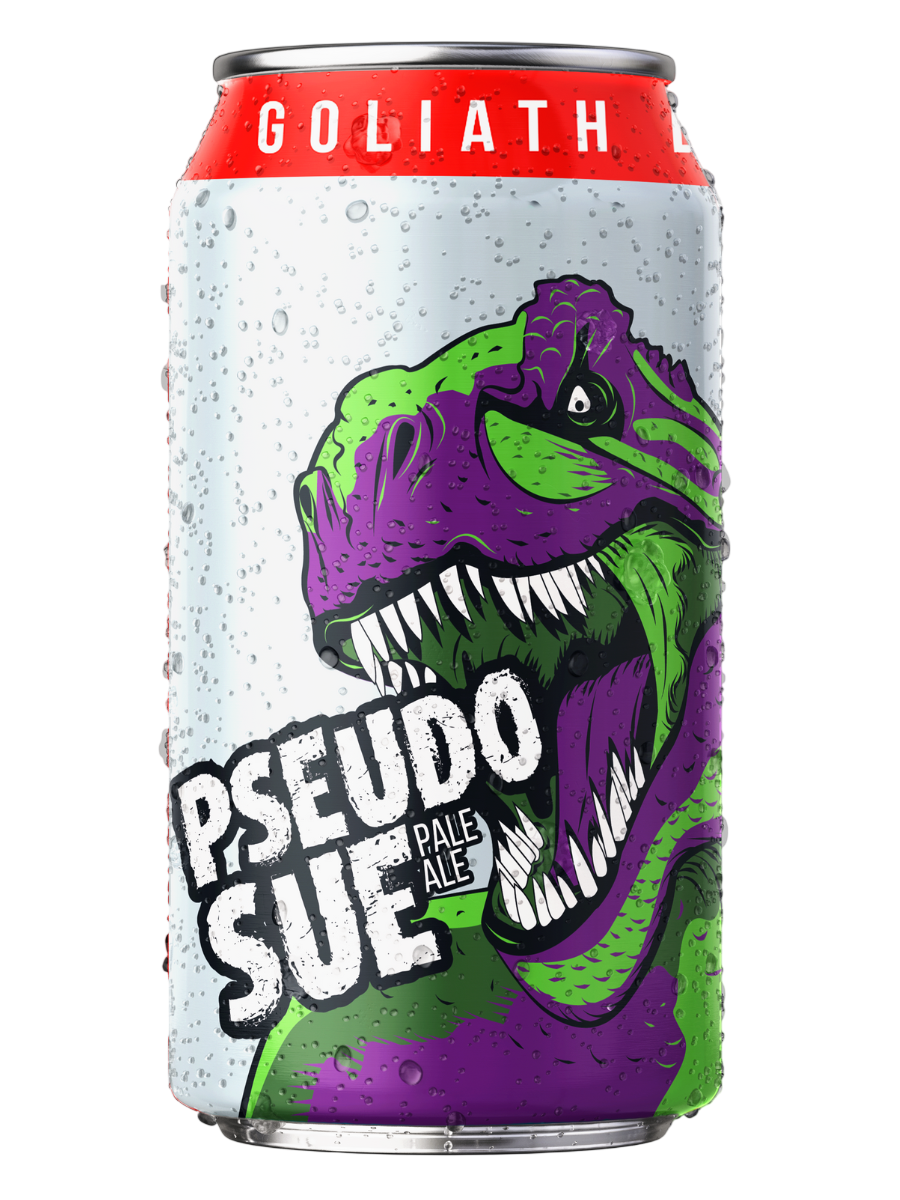 Toppling Labels Toppling Goliath Pseudo Sue Pale Ale Lata 355 ml – La Belga