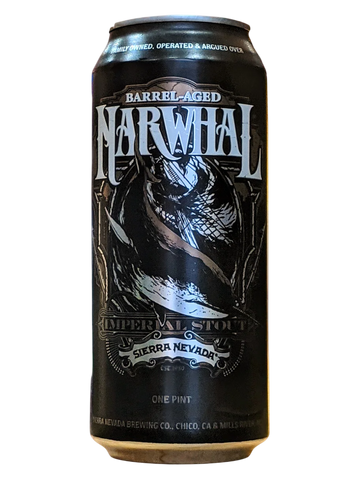 Sierra Nevada Barred Aged Narwhal Imperial Stout Lata 473 ml
