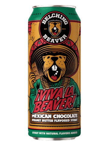 Belching Beaver Viva La Beaver MilkStout Lata 473 ml - La Belga