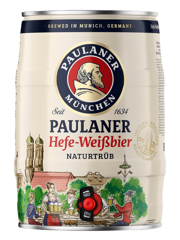 Paulaner Naturtrub Hefeweizen Barril 5 litros