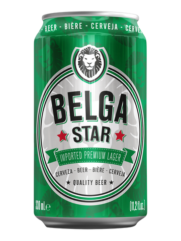 Belga Star Premium Lager Lata 330 ml